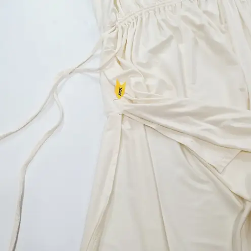 L'Academie Lily Midi Dress in Bone White XS