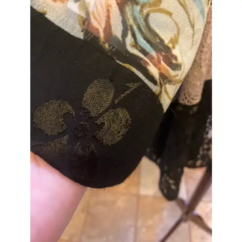 VINTAGE SPENCER ALEXIS KIMONO STYLE JACKET SIZE XL Black