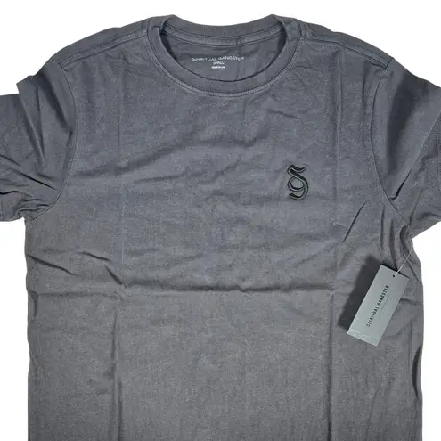 Spiritual Gangster ‎ Monogram Short Sleeve T-Shirt Vintage Black S NWT