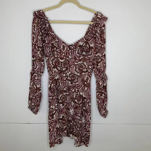 For Love & Lemons For the Love of Lemons Paisley Pink Mini Dress Womens X-Small