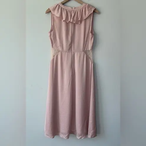 Avec Les Filles NWT Lace Insert Midi Dress