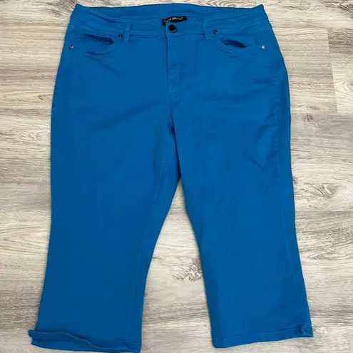 Lane Bryant Aqua Blue Capri Jeans Size 16