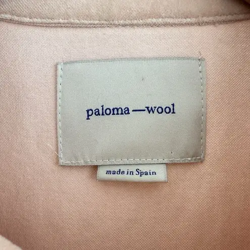 Paloma Wool Paufi Jumpsuit Small Velvet Coverall Utility Boiler One Piece Peach Pink