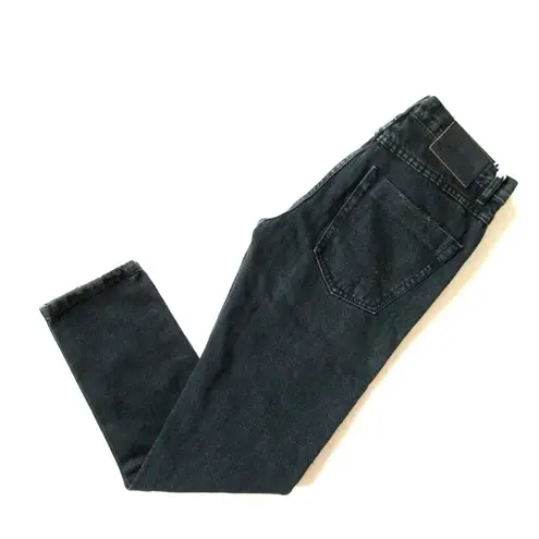 One Teaspoon NWT  Awesome Baggies in Fox Black Destroyed Straight Jeans 26