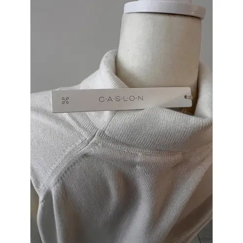 Caslon  Cozy Turtleneck Sweater White NWT size large