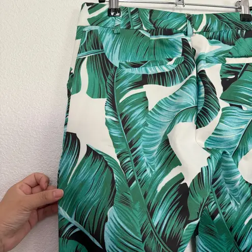 OVI NWT Green Leaf Tropical Vest Pantsuit Set Small