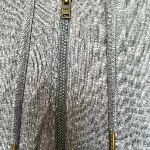 Roxy  grey zip up jacket thumbnail 4