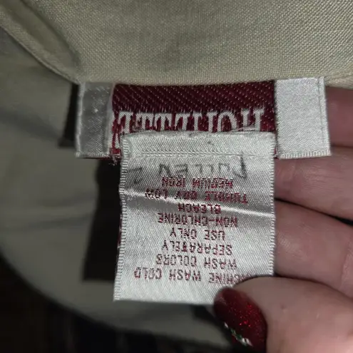 Silhouettes Linen Blend Pull Over Blouse Top Size 2x