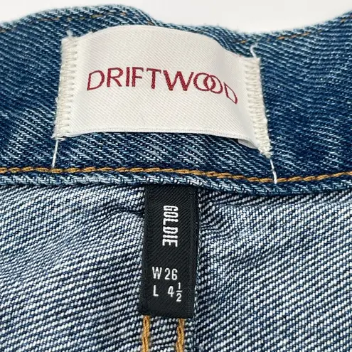 Driftwood Women’s Size 26 Goldie Denim Jean Cut Off Shorts Raw Hem