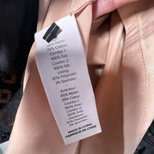 Cinq à Sept Octavia Black Lace Tiered Mini Dress 4