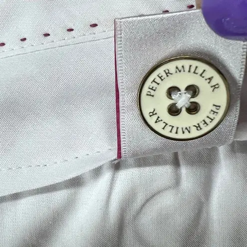 Peter Millar Bermuda Golf Shorts Women 12 Blue Plaid Cotton Casual Preppy Tennis