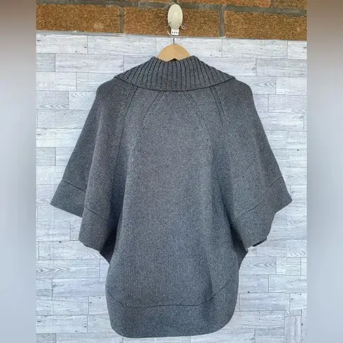 autumn cashmere Cotton By Women’s Zip Up Poncho size small EUC.