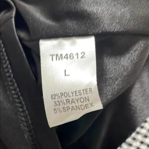 THML Gray Knee-Length Skater Skirt with Tie Front