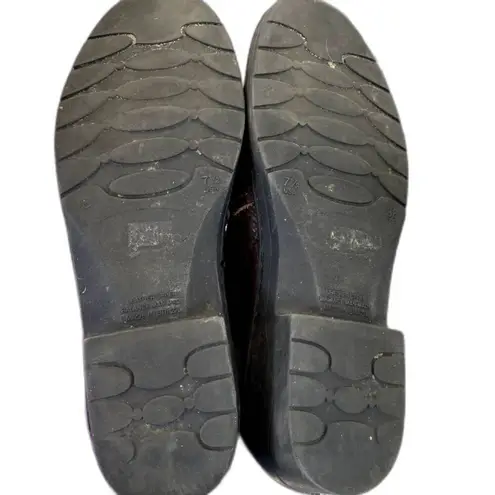 BRAZIL Brown Leather BOOTIES Slip On Women's Shoes SZ 38 Euro/ 7.5 USA