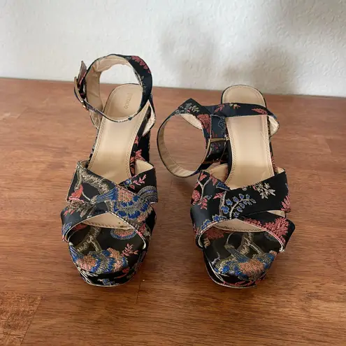 Pimkie Retro High Heels Sandals Size 9 