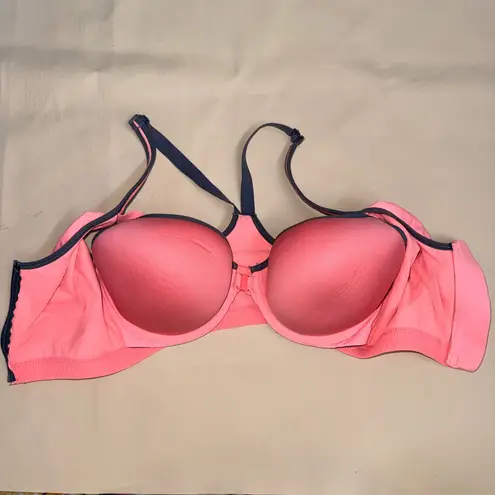 Victoria's Secret  VSX Sport Pink Zip Front Sports Bra 34DD High Impact