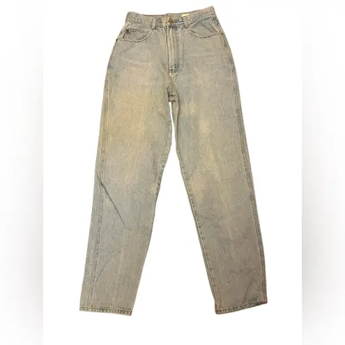 Gitano Jeanswear Vtg 90s Grunge Streetwear High Waist Straight Leg Denim Sz 10 Blue