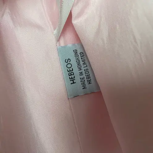 Hebeos sz M pink off shoulder formal, sweetheart maxi dress