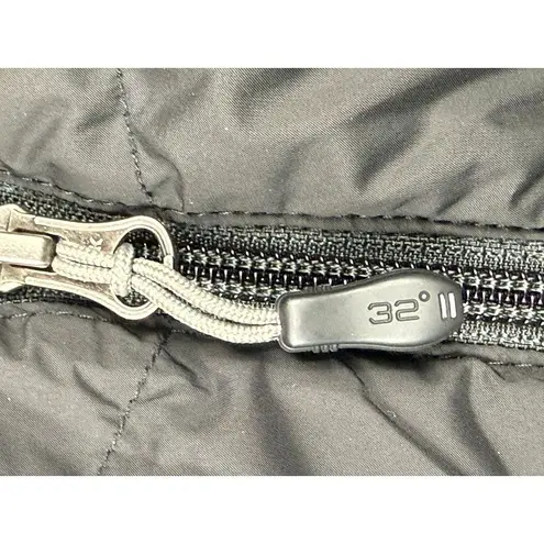 32 Degrees Heat 32 degrees Quilted Hooded Puffer Jacket Winter Coat Zip-Up Black Insulated L