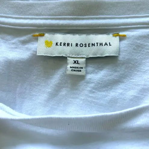 Kerri Rosenthal T Shirt White Size XL