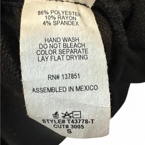 Retro Look Graphic Tee Black