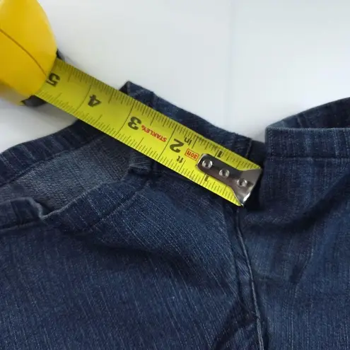 Hip Jeans USA Demin Booty Shorts Size 9 Embroidered Y2K Fashion Bling Stretch Blue