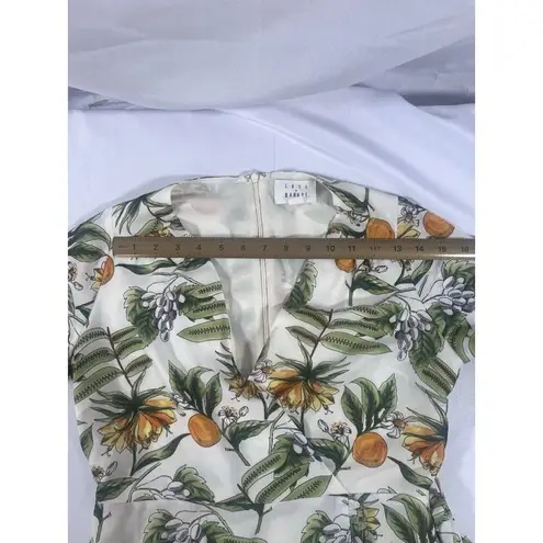 Lost + Wander Limonada Citrus Print Ruffle Mini Dress Medium