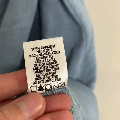 Spartina 449 Cristina Faux Wrap Dress in May River Blue - Size XXS