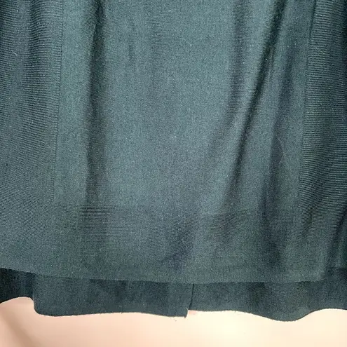 NYDJ Long Sleeve Split Back Slight Boatneck Soft Comfy Sweater Ribbed Detail Lg