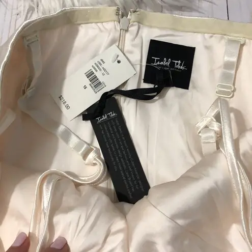 Isabel Toledo Ivory Peplum Dress size 16 NWT White