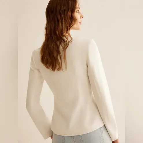 Commense Split Skinny Blazer size large White