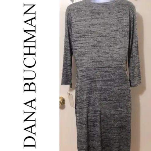 Dana Buchman NWT! Marbled Side Buckle Dress