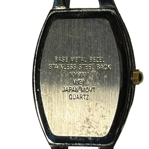 Anne Klein 10-8031SVTT Women's Two Tone Gold Plated White Dial Diamond Watch thumbnail 8