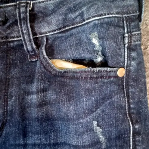 Judy Blue boyfriend high waisted dark blue women's jeans size 24