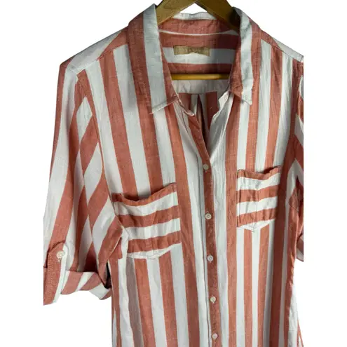 Hope & Harlow Striped Button