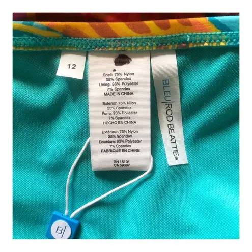 Bleu Rod Beattie NWT The Heat Is On Brief Tie Side Hipster Bikini Bottom Size 12