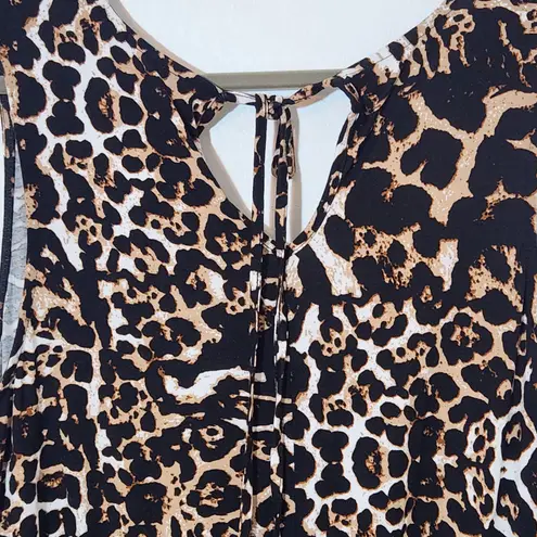 Venus  Sleeveless Leopard Print Romper Size 1X Leopard Romper - Image 5