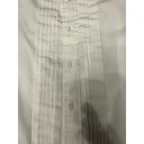 Polo Ralph Lauren Slim Fit White Button Down Shirt Womens Size 16