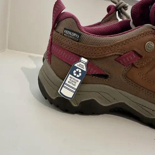 KEEN $170 Targhee IV Waterproof Hiking Shoes 1030690 Women’s 7 Brown Gorpcore