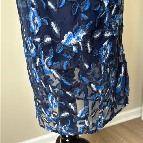 Bardot Sapphire Lace Midi Dress