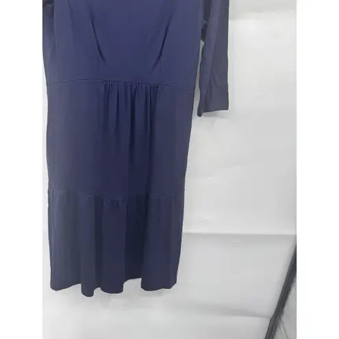 Seraphim’s Maternity Mini Dress Women 4 Purple Half Sleeve Motherhood Clothes