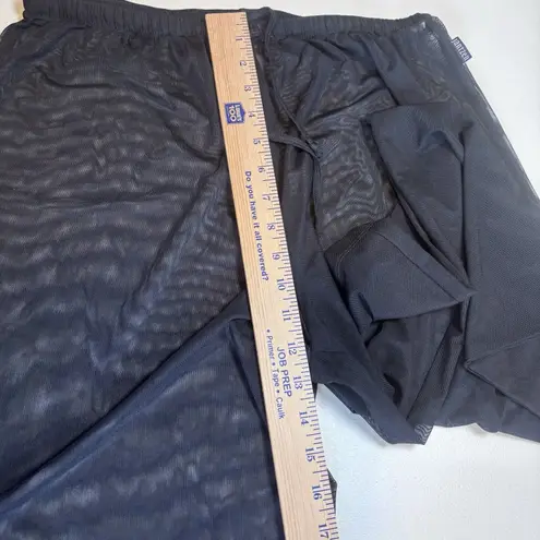 Jantzen Womens Swim Wide Leg Cover Up Pants Size M Black High Rise Pull On