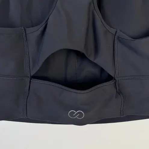 Calia Made to Play Medium Impact Sports Bra Pure Black Size Large