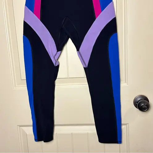 FP Movement by Free People Never Better Colorblock Leggings Small $98 RARE Black