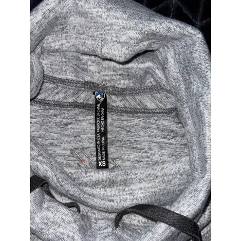 Kuhl Womens Ash Gray Lea Drawstring Cowl Neck Pullover Sweatshirt Size XSmall - Image 4