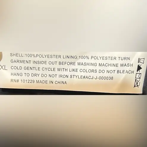 Ashley by 26 International Metallic Gold Shiny Hoodie - Size XL