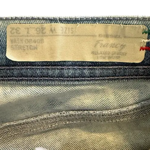 Diesel Women Fiancy Relaxed Skinny Distressed Jeans 0840B Women’s Blue 26x32