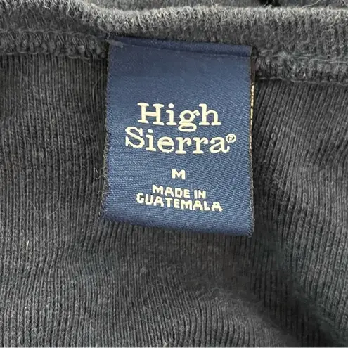 High Sierra Vintage 90s Y2K Long Sleeve Shirt Soft Crewneck Casual Fit Navy M