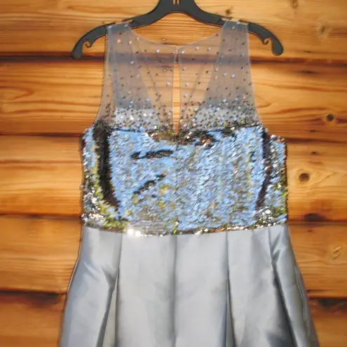 Sachin + Babi Womens Erica High Shine Gown Dress Pockets