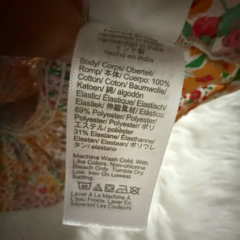 J.Crew  Multicolor Floral Smocked Camisole